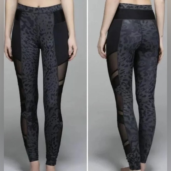 lululemon athletica Pants - Lululemon Just Breathe Pant Animal Swirl Deep Coal Light/ Black SEE MEASUREMENTS